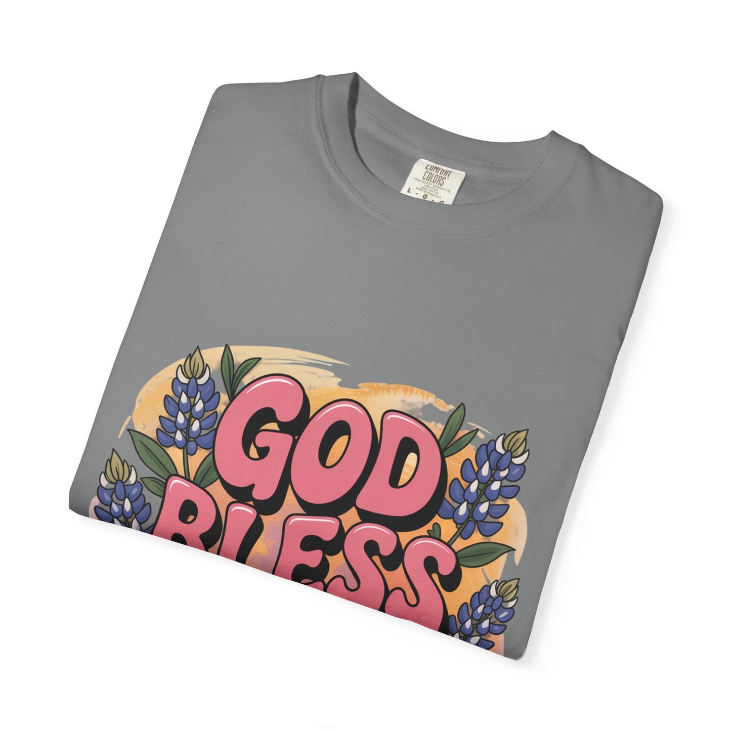 God Bless Texas Floral T-Shirt