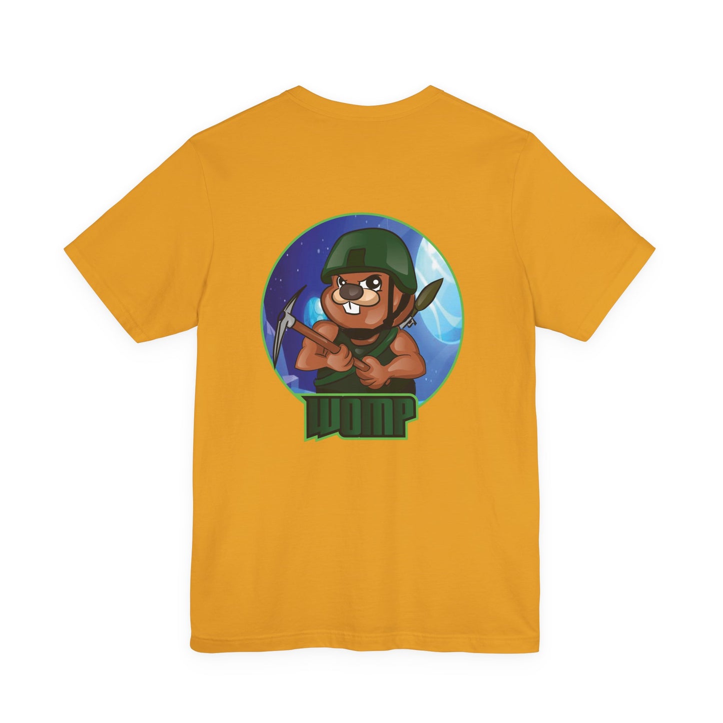 Beaver Archer Graphic Tee — 'WUP' Cute Gamer Wildlife T-Shirt