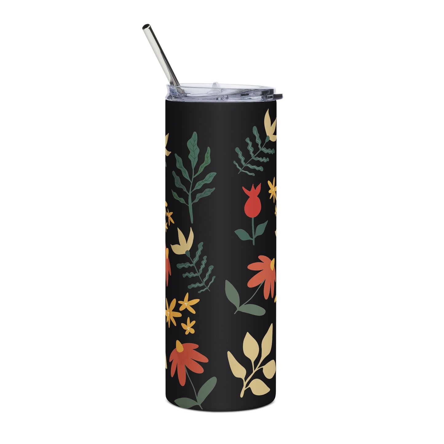 Mother Floral Stainless Steel Tumbler — 20oz Insulated Travel Cup