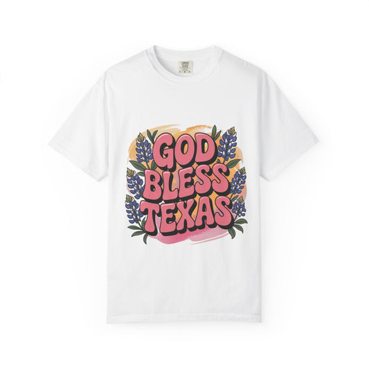 God Bless Texas Floral T-Shirt
