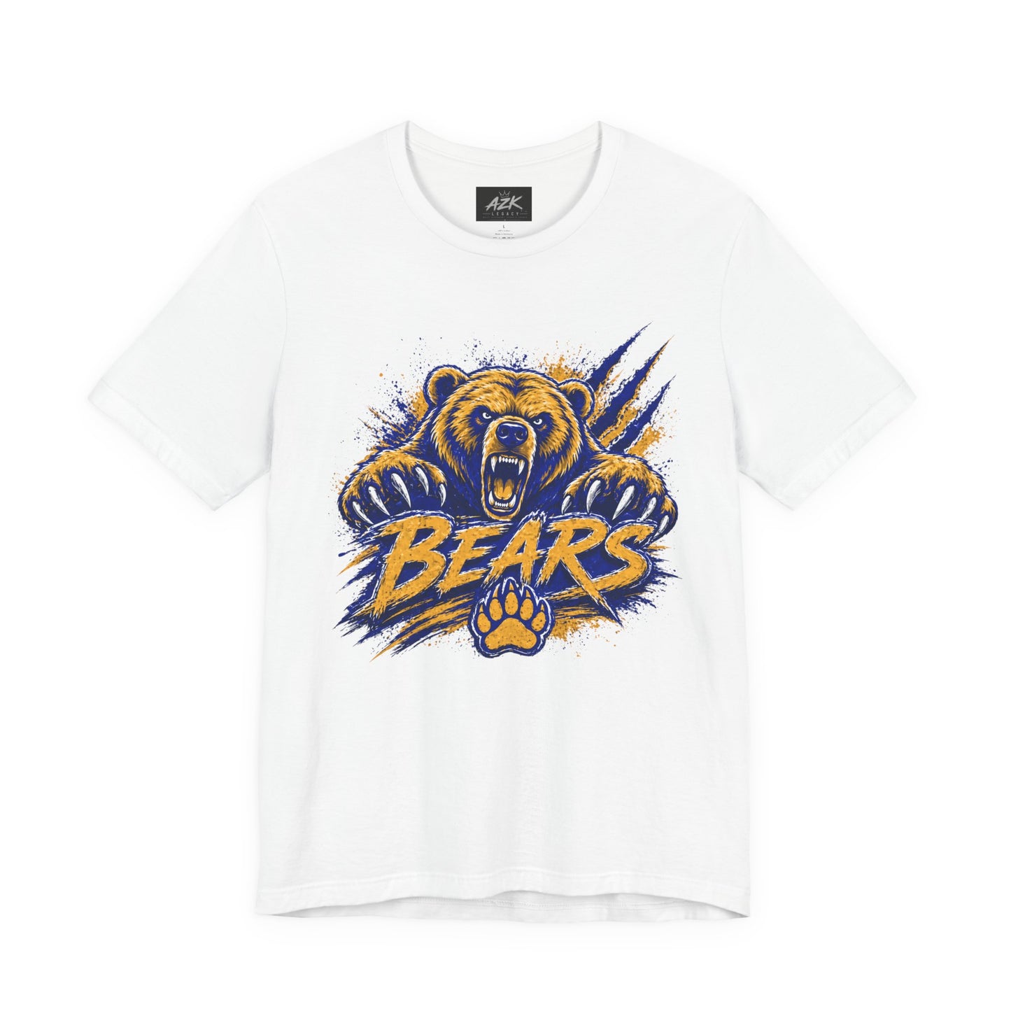 Bears Mascot Roaring Tee — School Spirit Sports T-Shirt