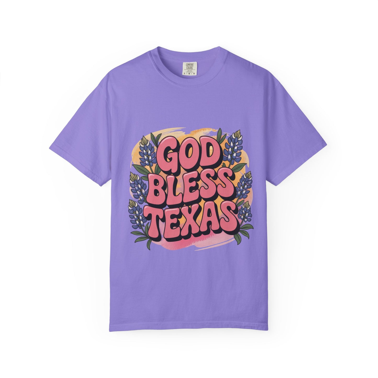 God Bless Texas Floral T-Shirt