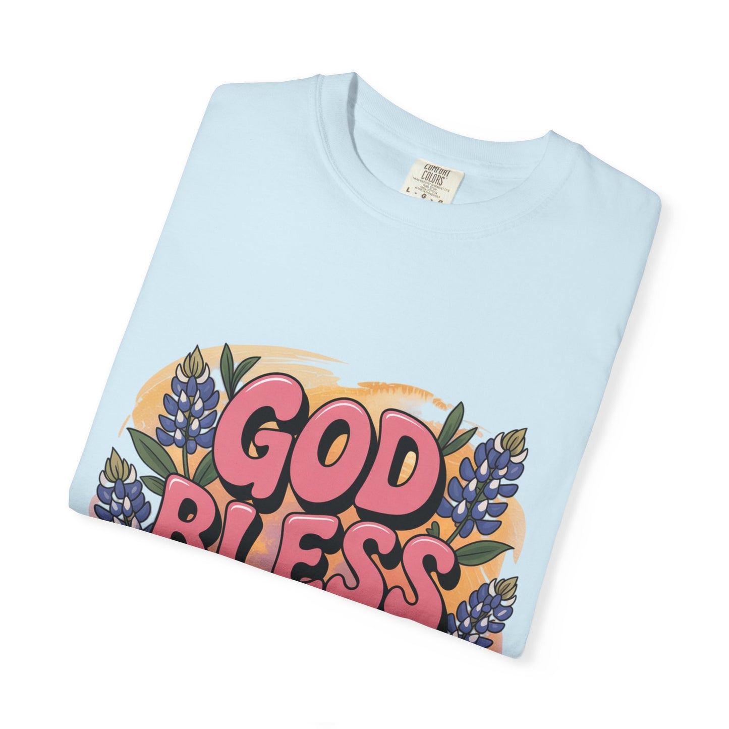 God Bless Texas Floral T-Shirt