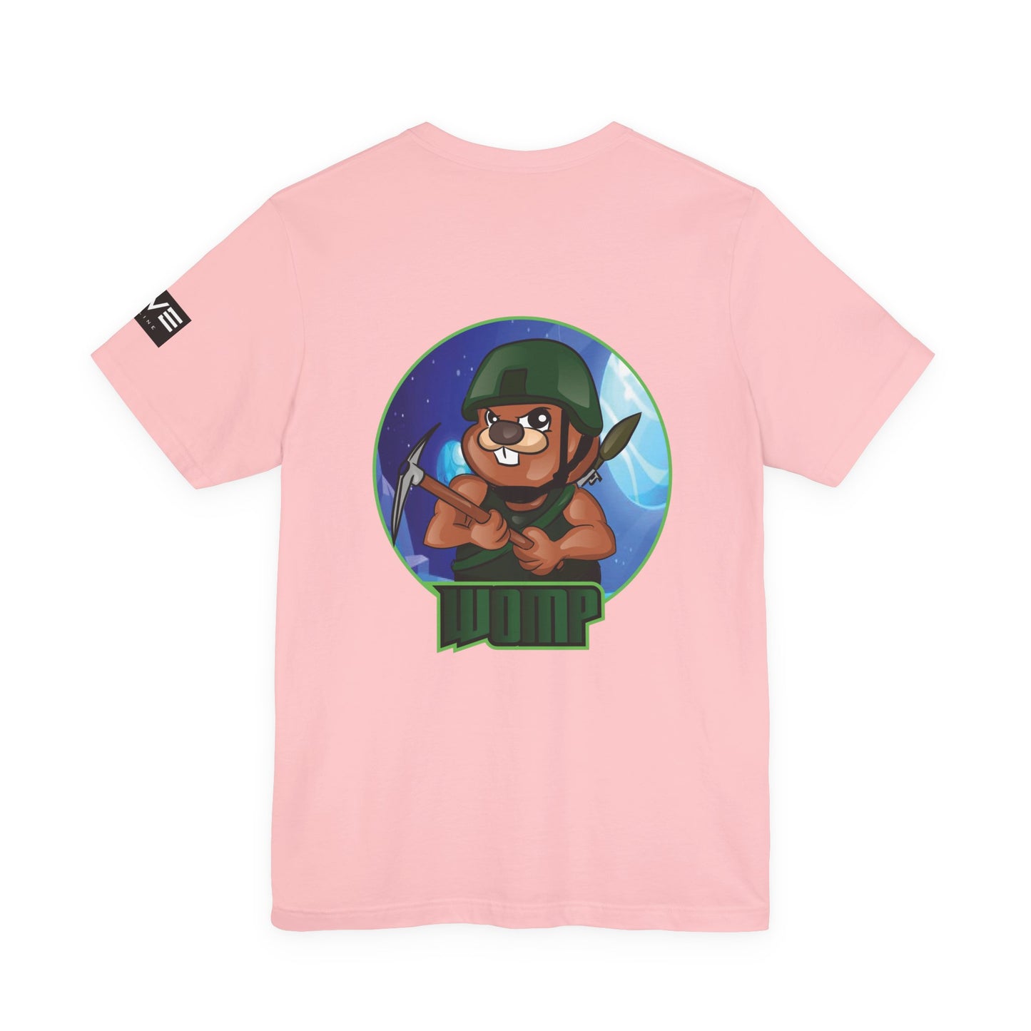 Wump Beaver Gamer Tee — Cartoon Archer Mascot Graphic T-Shirt