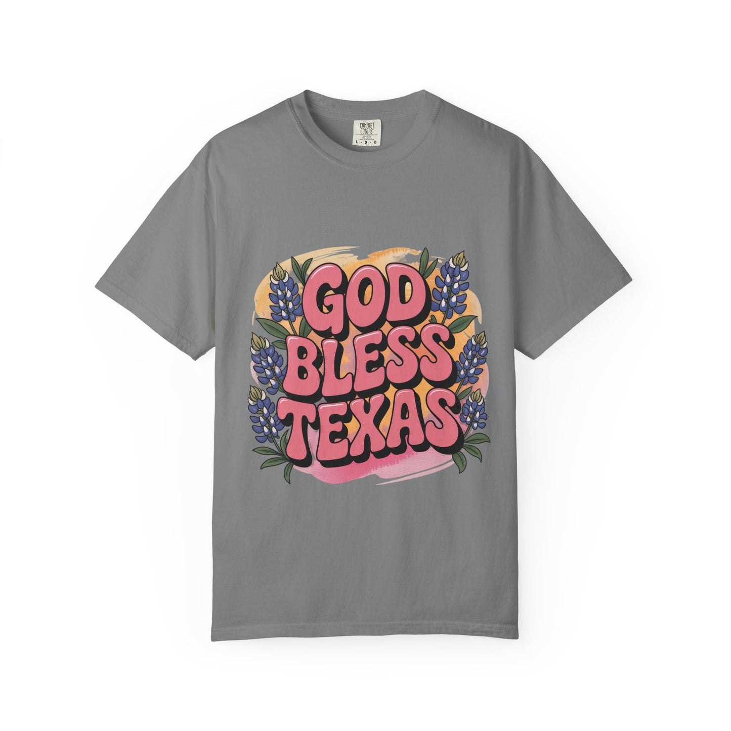 God Bless Texas Floral T-Shirt