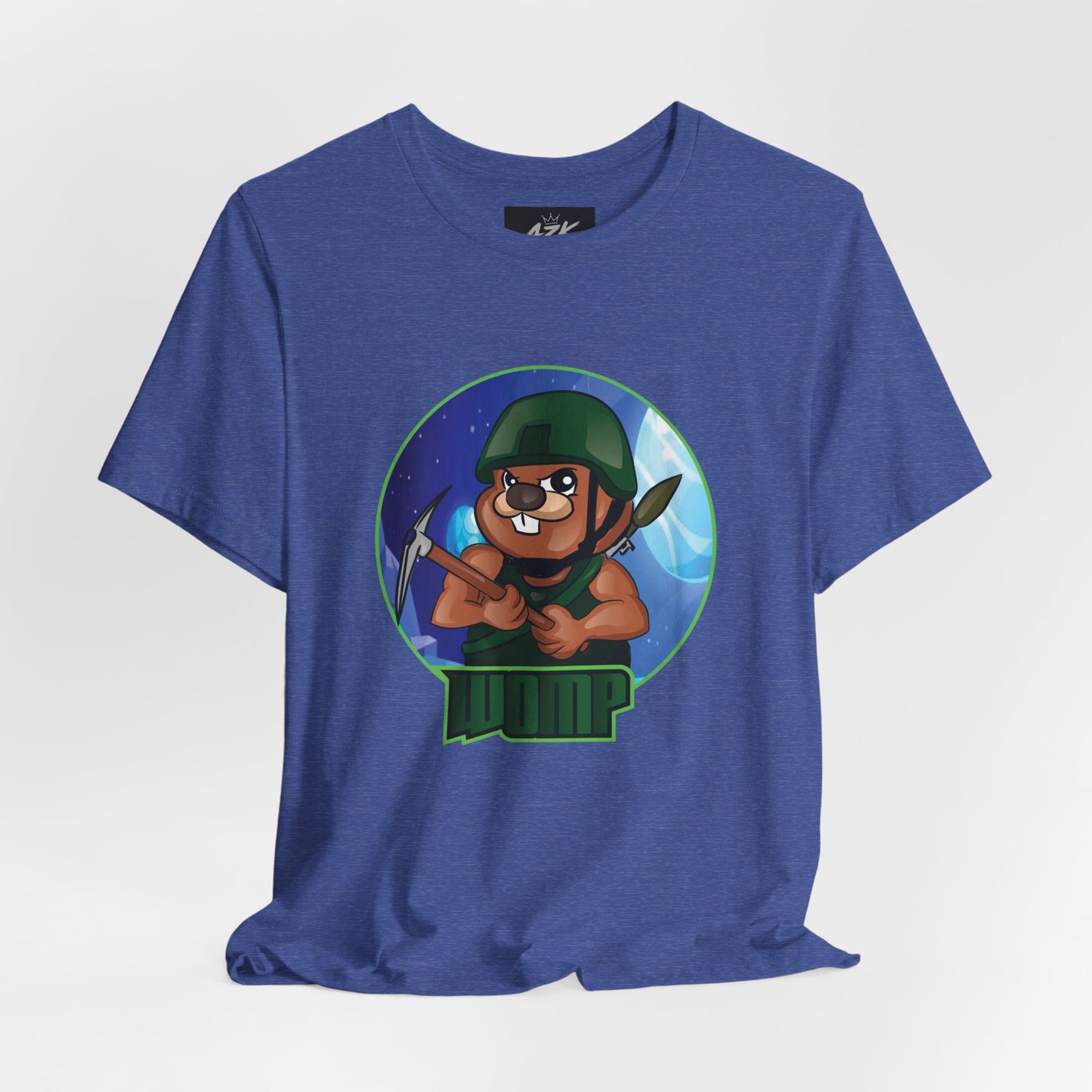 Soldier Bear Cartoon T‑Shirt — Cute Military Mascot Tee