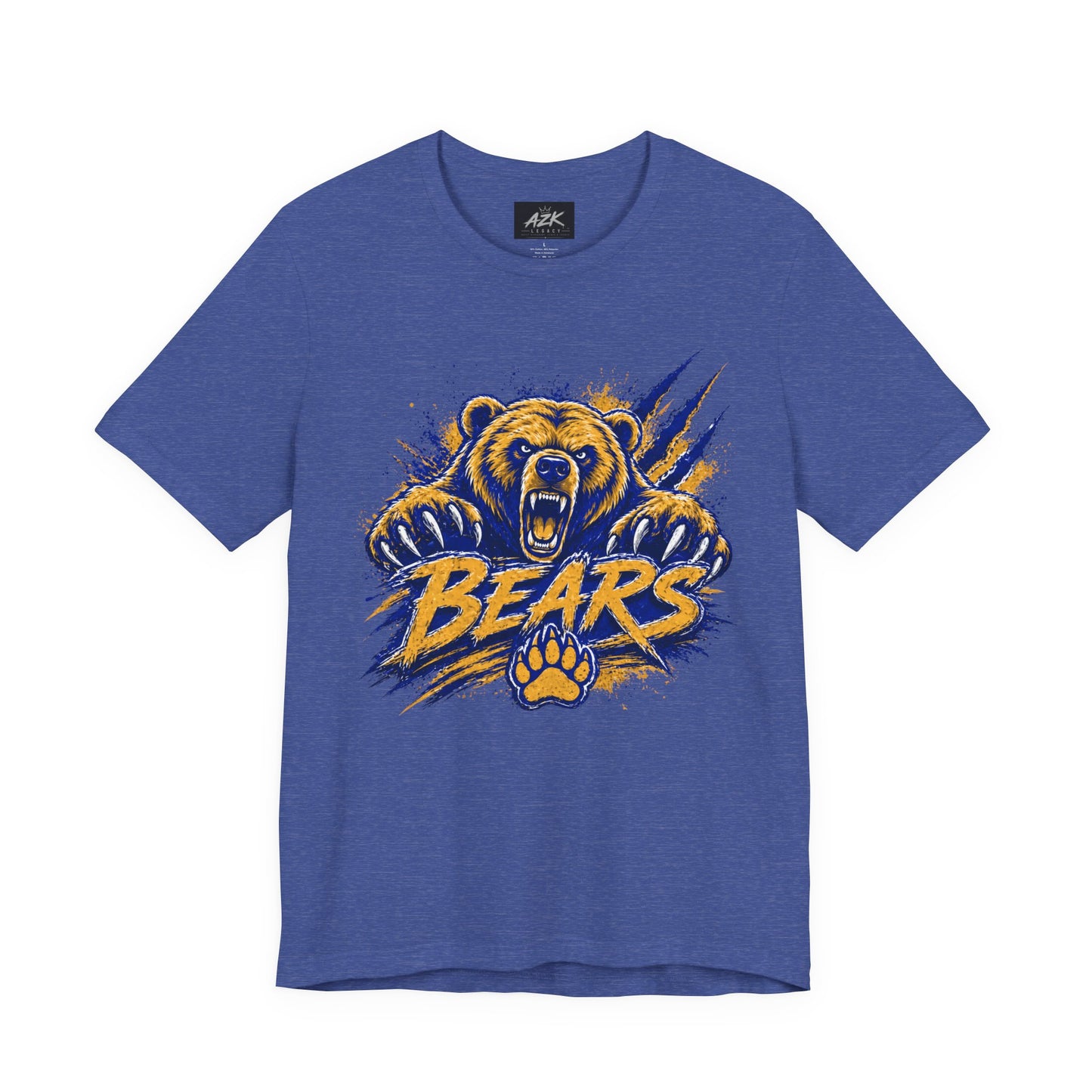 Bears Mascot Roaring Tee — School Spirit Sports T-Shirt