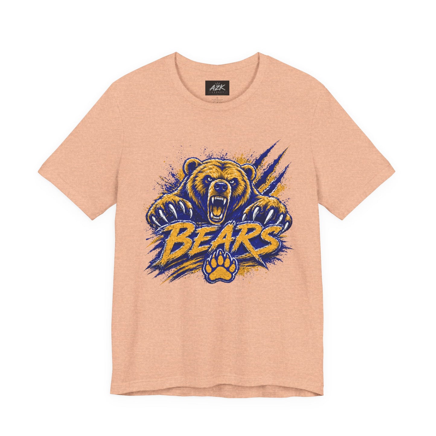 Bears Mascot Roaring Tee — School Spirit Sports T-Shirt