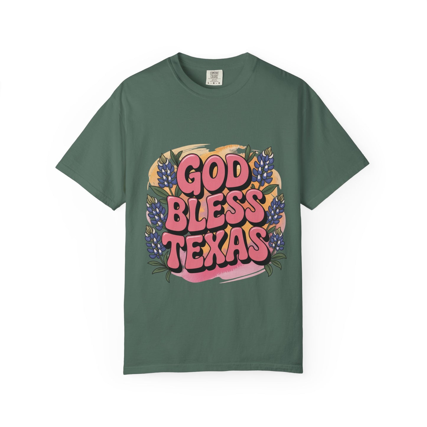 God Bless Texas Floral T-Shirt
