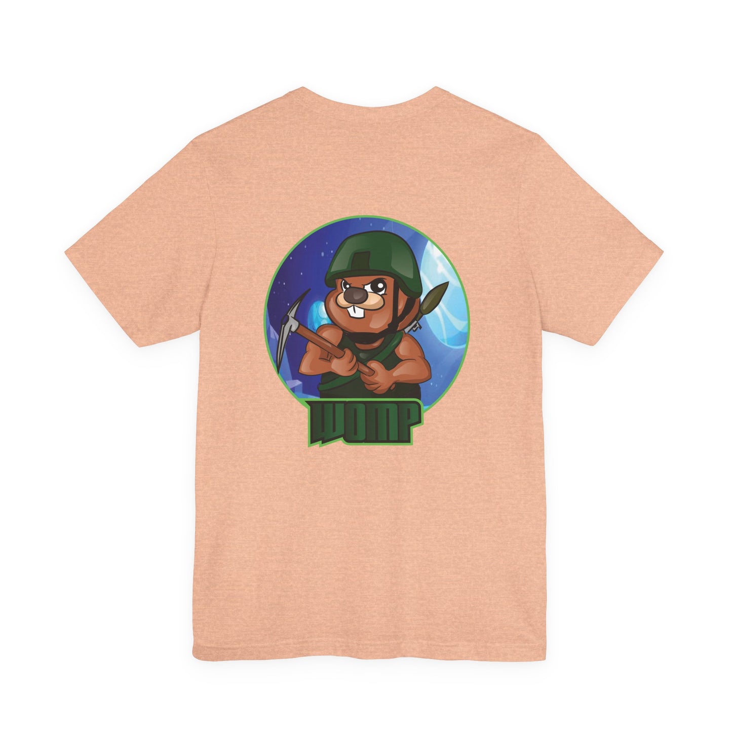 Beaver Archer Graphic Tee — 'WUP' Cute Gamer Wildlife T-Shirt