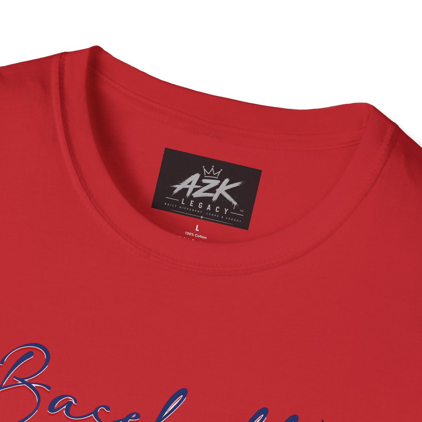 Baseball Mama T-Shirt — Patriotic Stars & Stripes Mom Tee