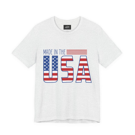 Made in the USA T-Shirt – American Flag Graphic Tee
