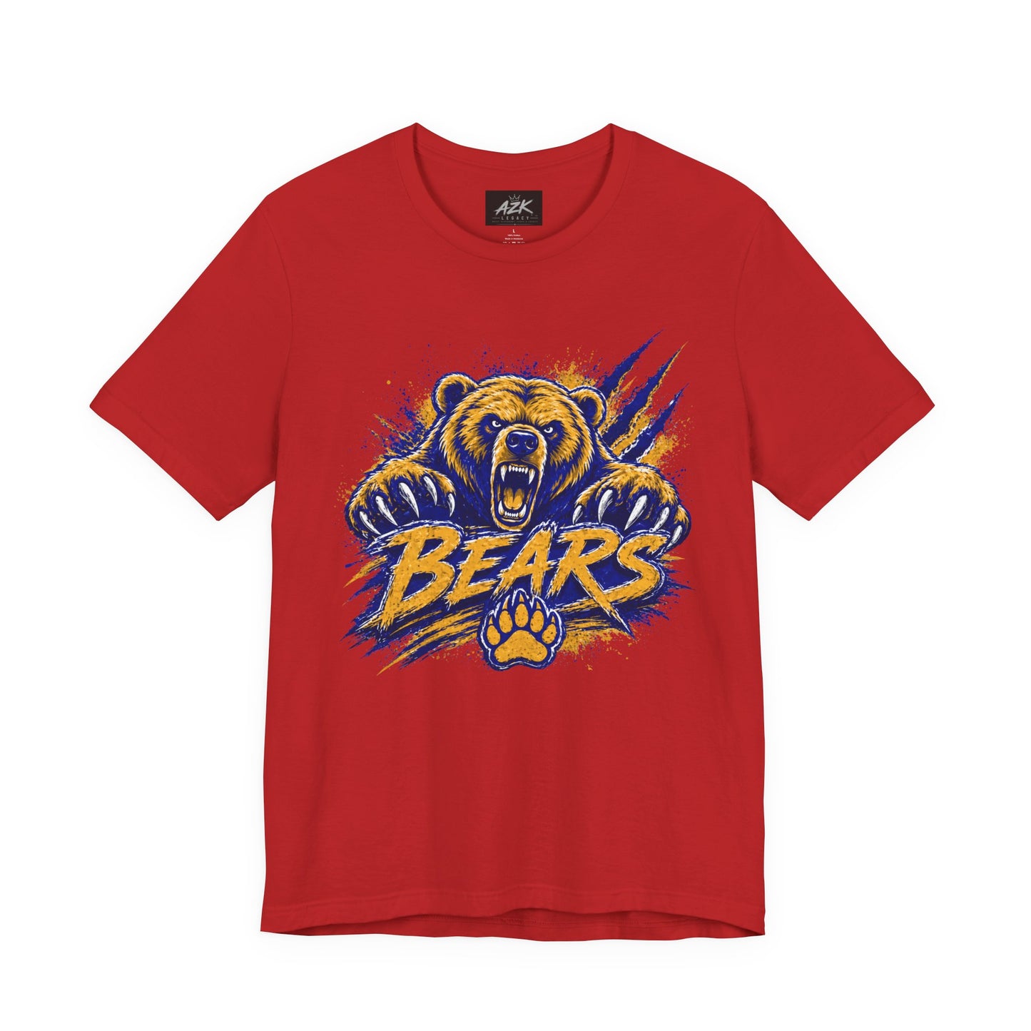 Bears Mascot Roaring Tee — School Spirit Sports T-Shirt