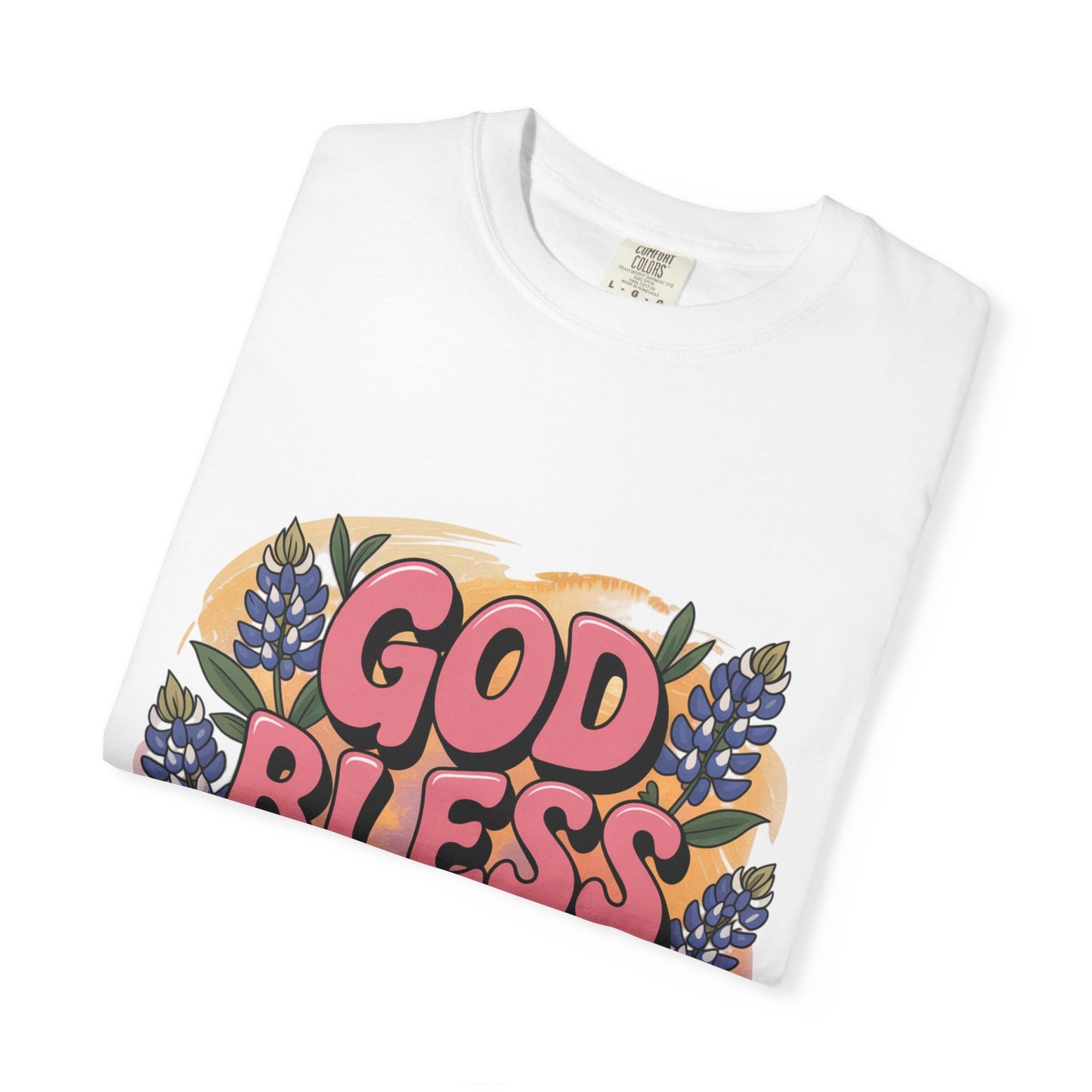 God Bless Texas Floral T-Shirt