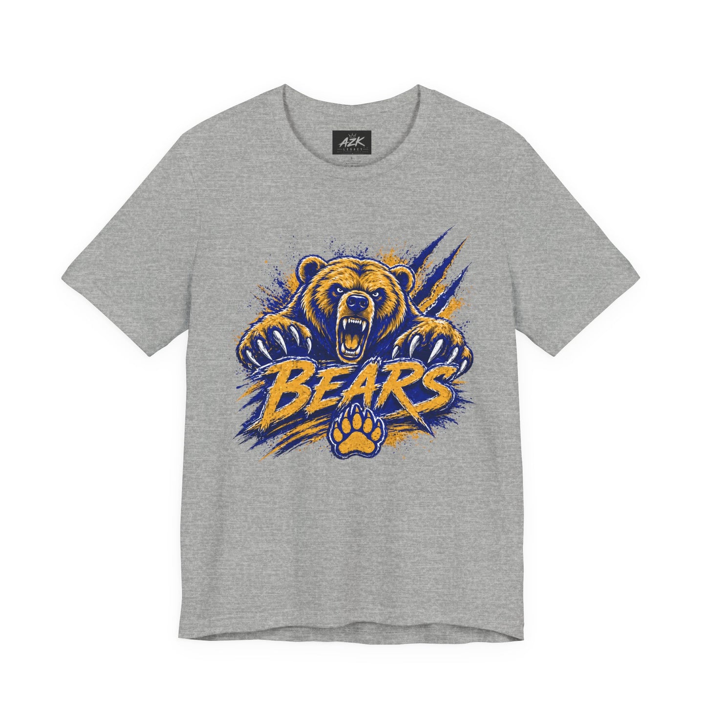 Bears Mascot Roaring Tee — School Spirit Sports T-Shirt