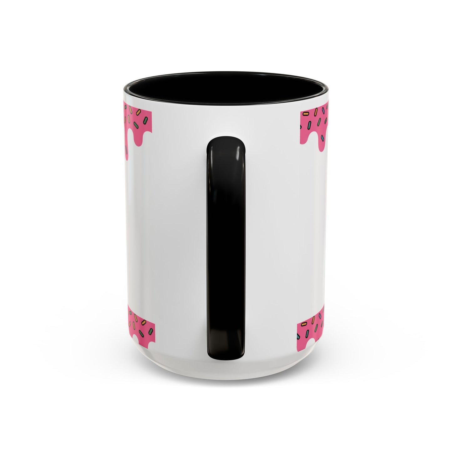 Mama Baseball Drip Accent Coffee Mug – Pink Sprinkle Baseball Mom Gift (11/15oz)