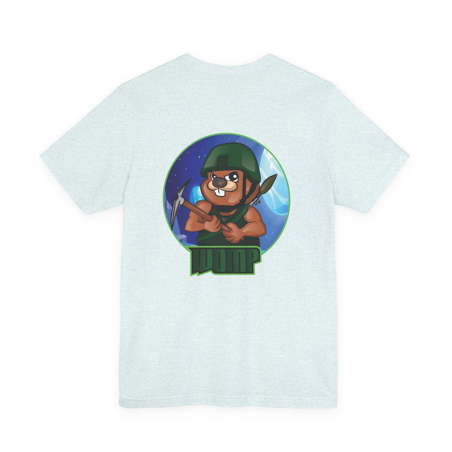 Beaver Archer Graphic Tee — 'WUP' Cute Gamer Wildlife T-Shirt