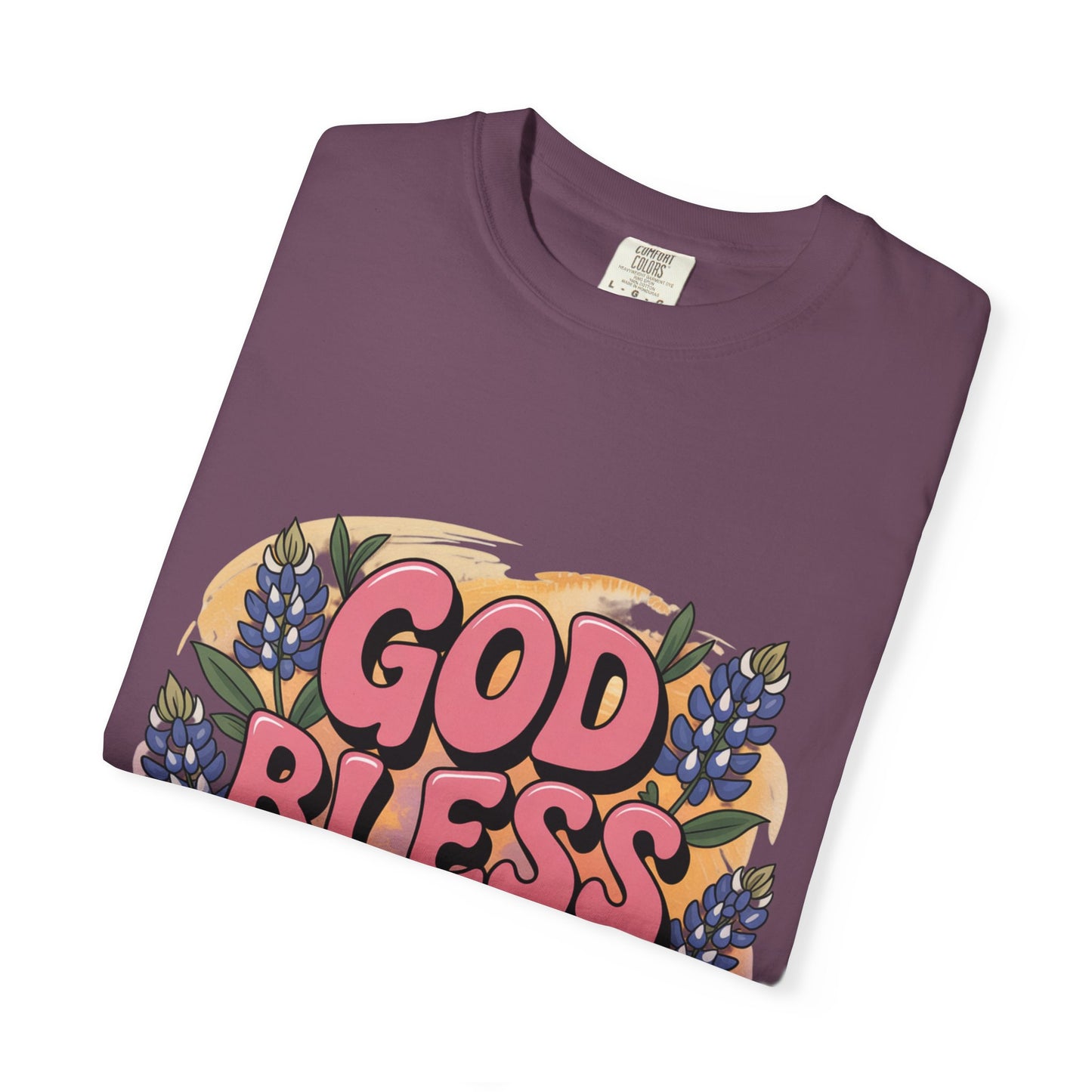 God Bless Texas Floral T-Shirt
