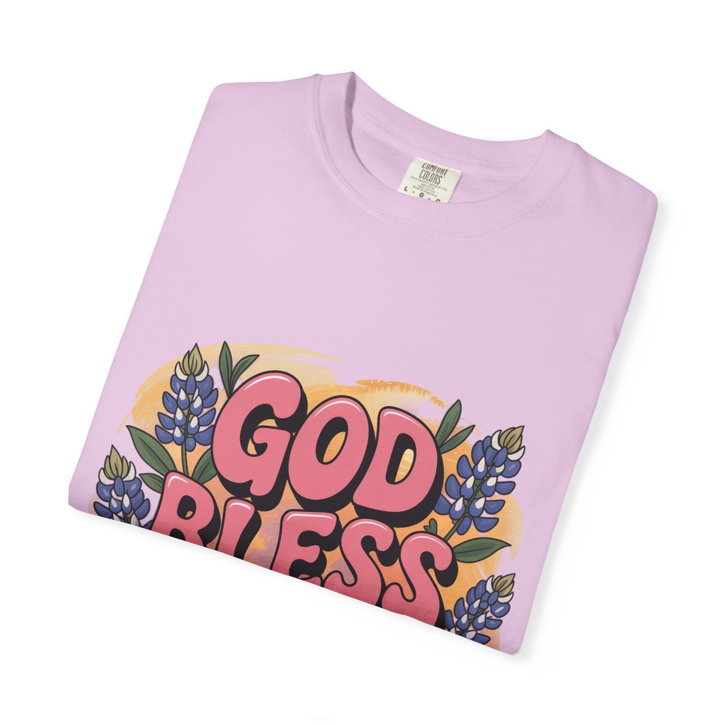 God Bless Texas Floral T-Shirt