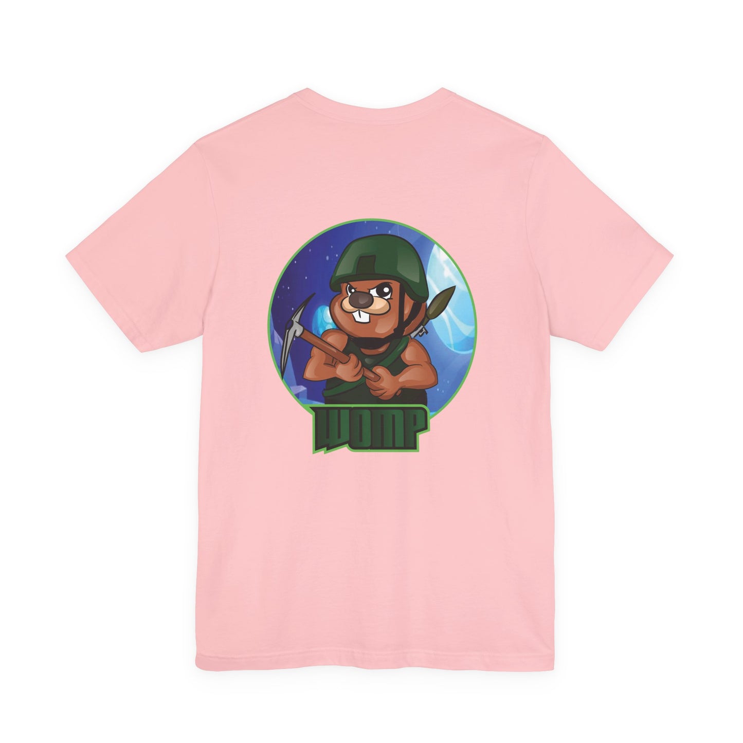 Beaver Archer Graphic Tee — 'WUP' Cute Gamer Wildlife T-Shirt