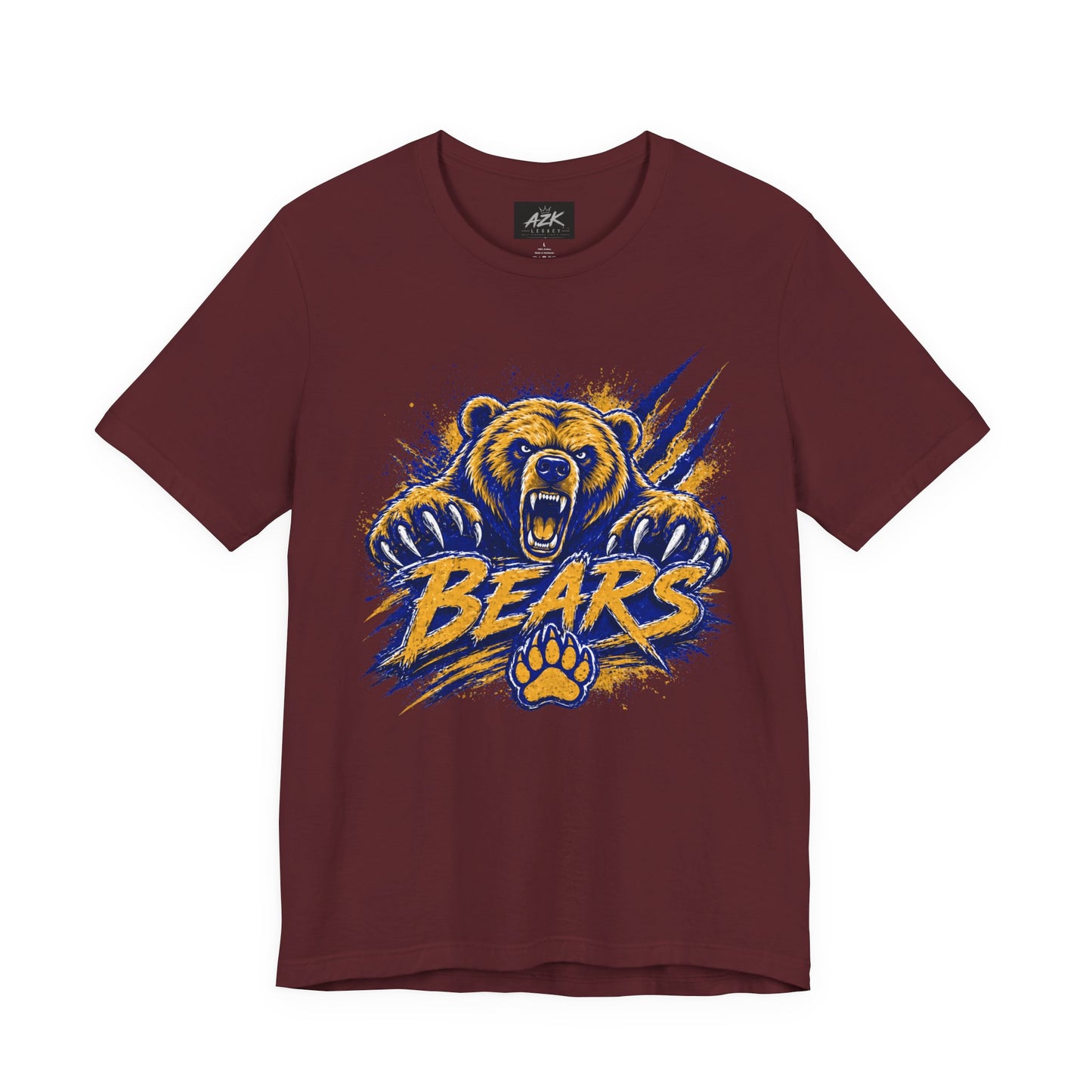 Bears Mascot Roaring Tee — School Spirit Sports T-Shirt