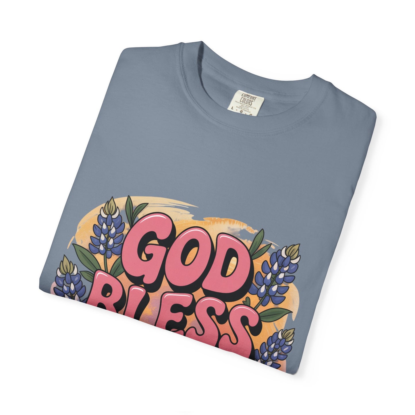God Bless Texas Floral T-Shirt