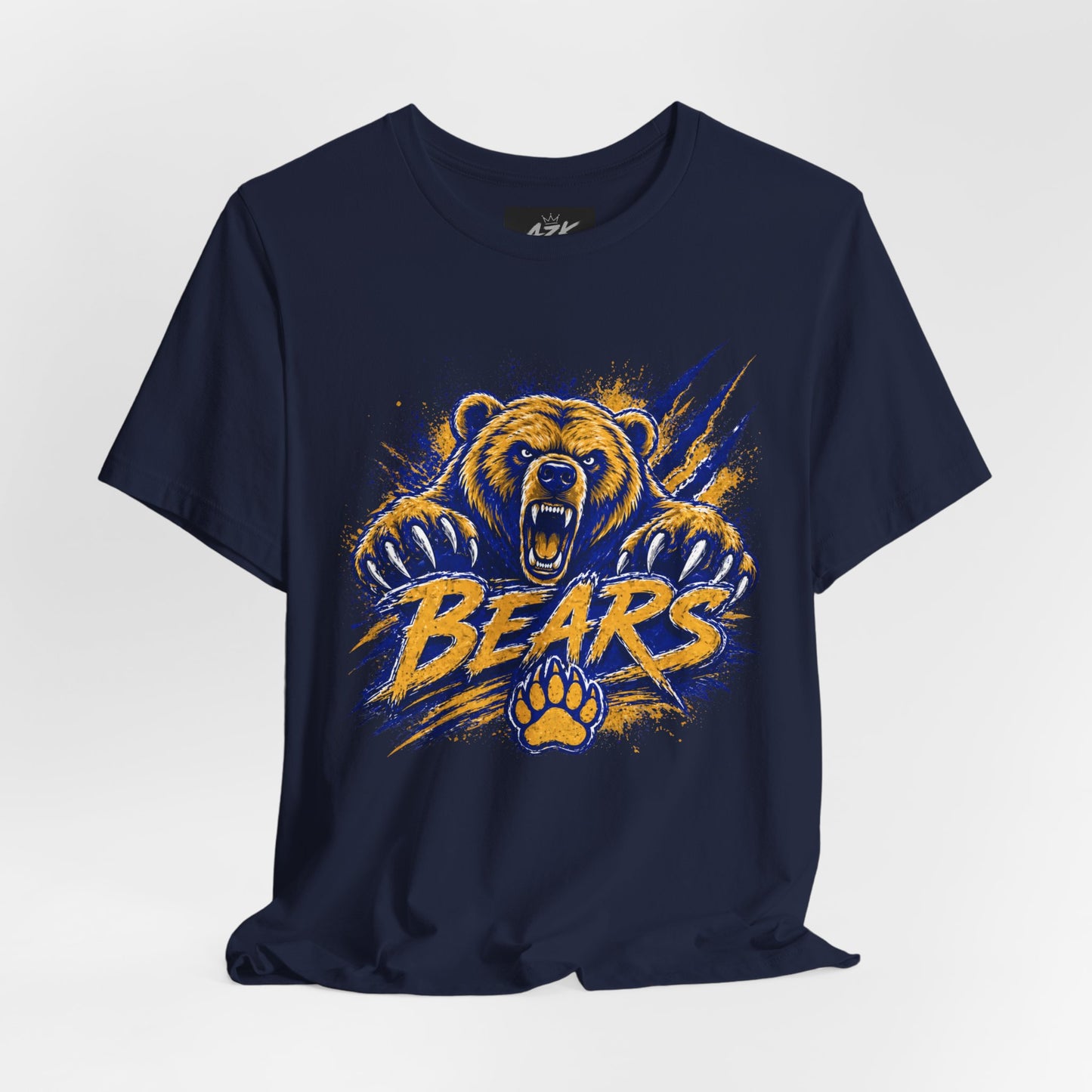 Bears Mascot Roaring Tee — School Spirit Sports T-Shirt