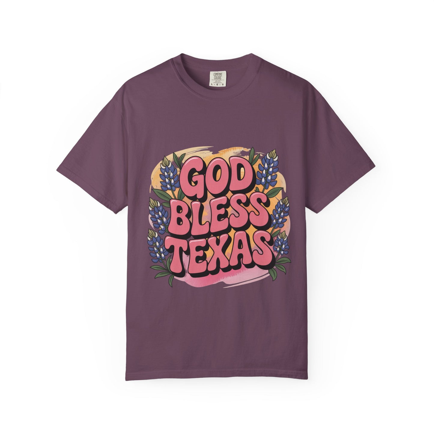 God Bless Texas Floral T-Shirt