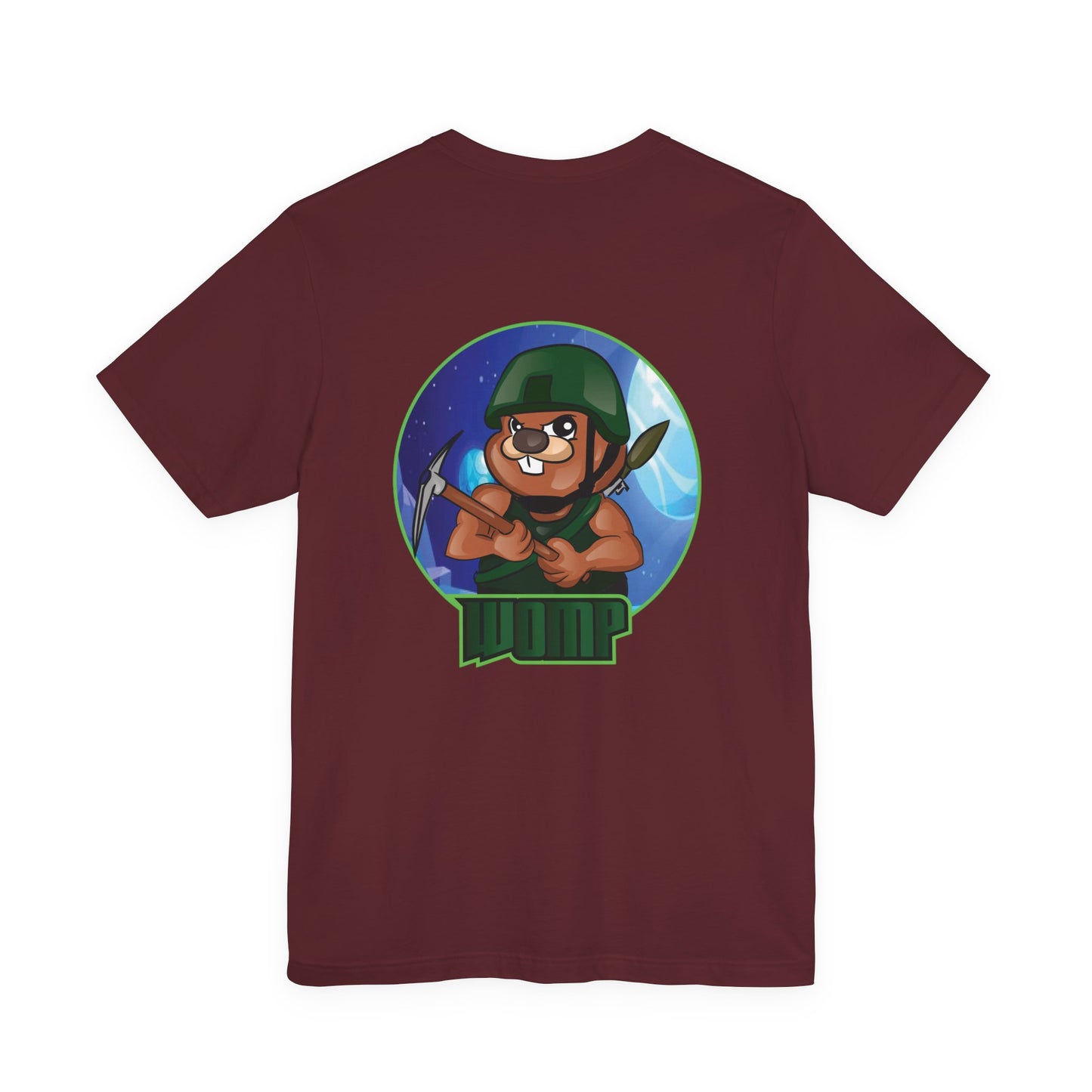 Beaver Archer Graphic Tee — 'WUP' Cute Gamer Wildlife T-Shirt